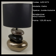 AZ01673 Keiko juoda-auksine 40x27x53cm